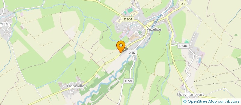 localisation de l'entreprise MADAME MARIE JEANDOT  VEZELISE