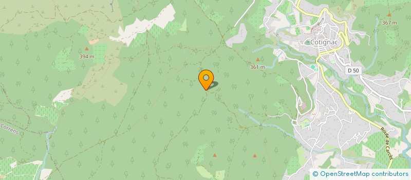 localisation de l'entreprise MADAME MARIE-JEANETTE RADMER  COTIGNAC