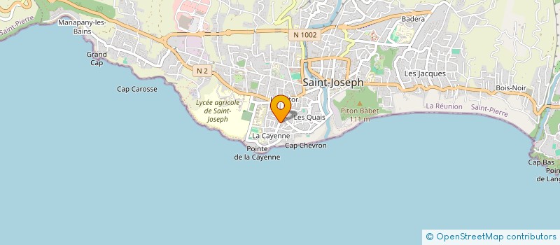 localisation de l'entreprise MADAME MARIE JEANNE AMANO à SAINT-JOSEPH