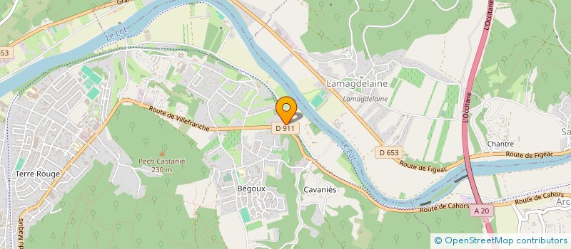 localisation de l'entreprise MADAME MARIE JEANNE BARAS  CAHORS