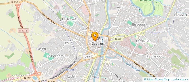localisation de l'entreprise MADAME MARIE-JEANNE BENAZET à CASTRES