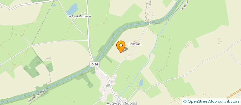 localisation de l'entreprise MADAME MARIE-JEANNE BODARD  AUGY-SUR-AUBOIS