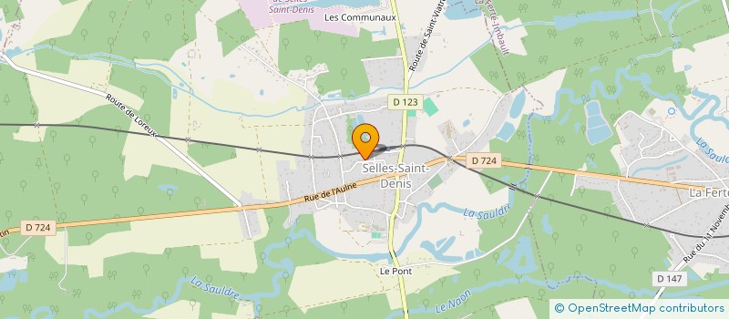 localisation de l'entreprise MADAME MARIE-JEANNE BOISSON  SELLES-SAINT-DENIS