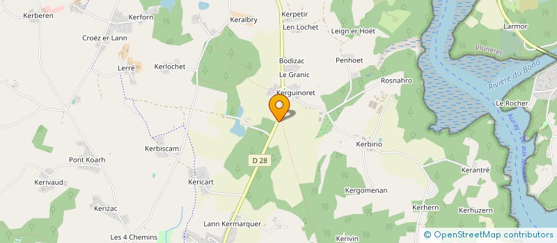 localisation de l'entreprise MADAME MARIE-JEANNE CARRIER  CRACH