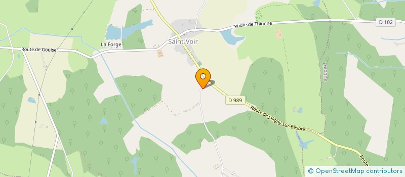 localisation de l'entreprise MADAME MARIE JEANNE CHAIZE  SAINT-VOIR