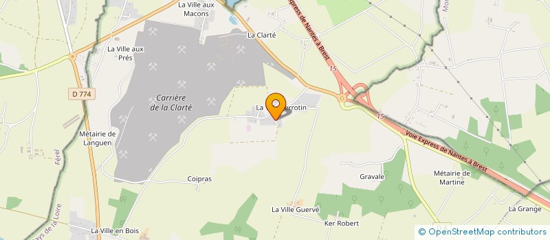 localisation de l'entreprise MADAME MARIE-JEANNE CHATEAU à HERBIGNAC