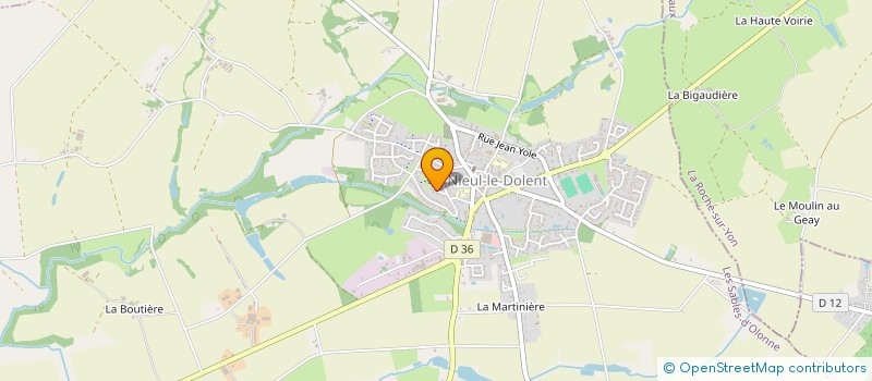 localisation de l'entreprise MADAME MARIE - JEANNE CHENE à NIEUL-LE-DOLENT