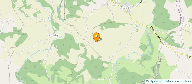 localisation de l'entreprise MADAME MARIE-JEANNE COUILLET  AROUE-ITHOROTS-OLHAIBY