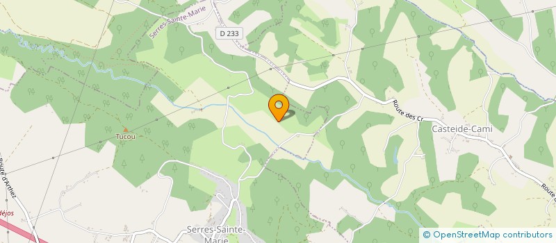 localisation de l'entreprise MADAME MARIE-JEANNE DARRICARRERE  CASTEIDE CAMI