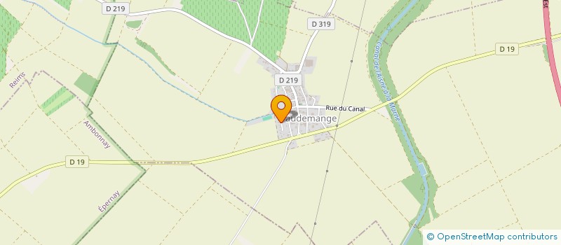 localisation de l'entreprise MADAME MARIE JEANNE DAUNON  VAUDEMANGE