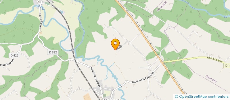 localisation de l'entreprise MADAME MARIE-JEANNE DEZEST  POUILLON