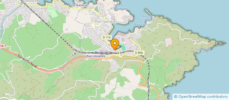 localisation de l'entreprise MADAME MARIE-JEANNE DI CIOCCIO  PORT-VENDRES