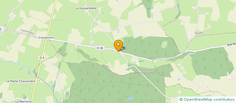 localisation de l'entreprise MADAME MARIE-JEANNE GAIGNARD  PARENNES