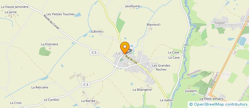 localisation de l'entreprise MADAME MARIE-JEANNE GAUDICHEAU à LYS-HAUT-LAYON