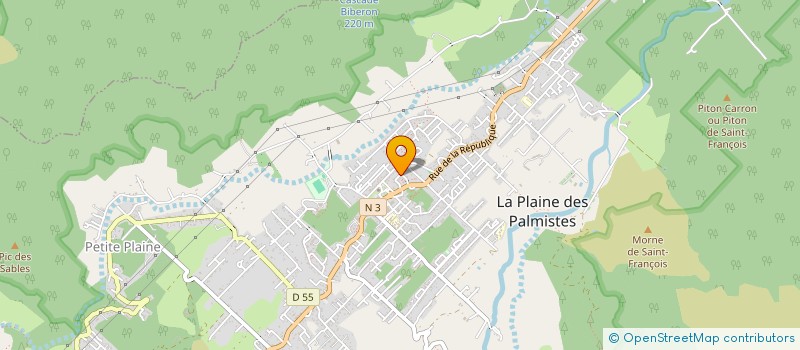 localisation de l'entreprise MADAME MARIE JEANNE HELENE GRONDIN à LA PLAINE DES PALMISTES