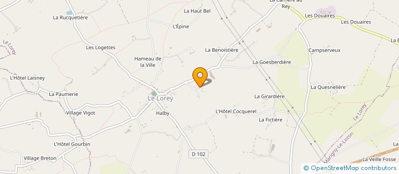 localisation de l'entreprise MADAME MARIE-JEANNE HELIARD  CARANTILLY