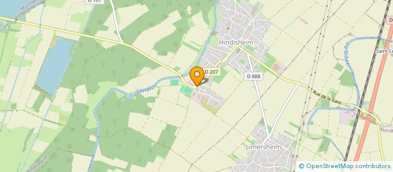 localisation de l'entreprise MADAME MARIE-JEANNE KORNMANN  UTTENHEIM