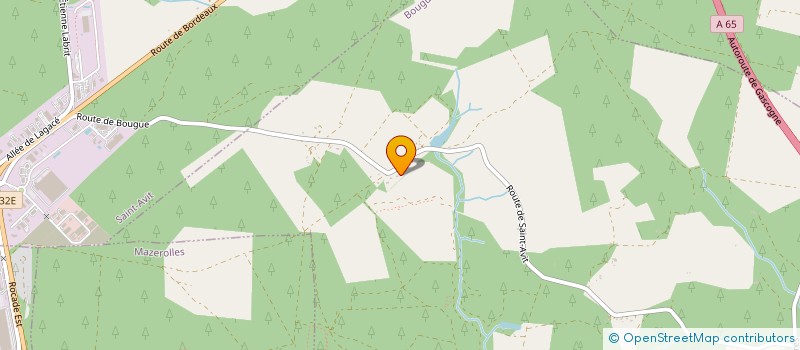 localisation de l'entreprise MADAME MARIE JEANNE LAFITTE  BOUGUE