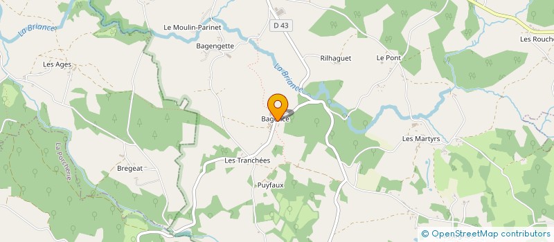 localisation de l'entreprise MADAME MARIE-JEANNE LARRY à LA CROISILLE-SUR-BRIANCE