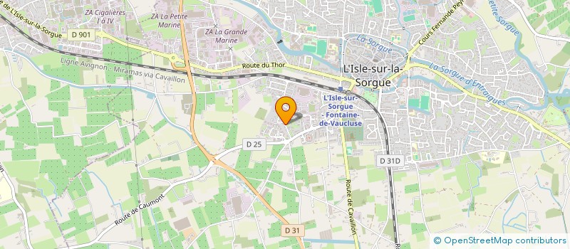 localisation de l'entreprise MADAME MARIE-JEANNE LE MOAL à L'ISLE-SUR-LA-SORGUE