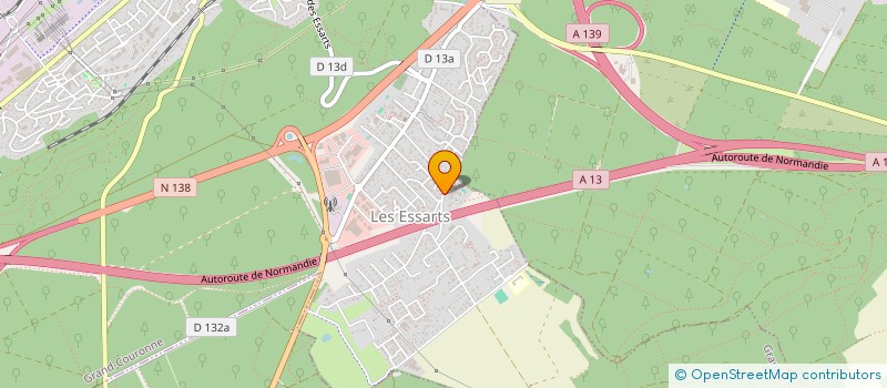 localisation de l'entreprise MADAME MARIE-JEANNE LEBEL  GRAND-COURONNE