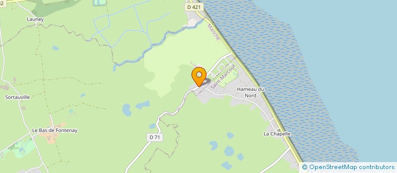 localisation de l'entreprise MADAME MARIE-JEANNE LESAUVAGE  FONTENAY-SUR-MER