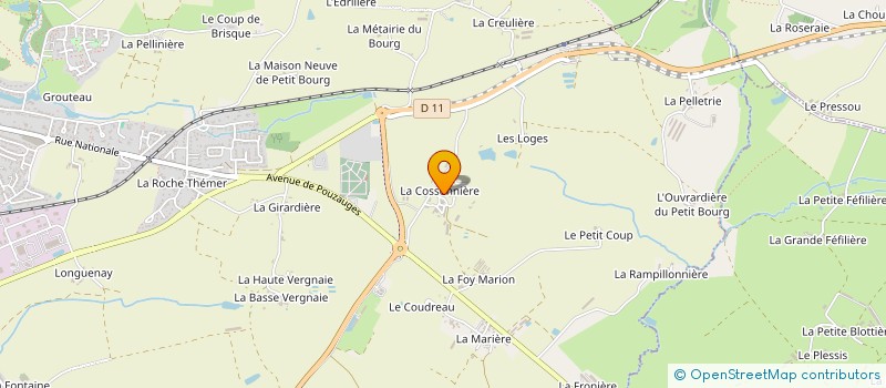localisation de l'entreprise MADAME MARIE-JEANNE LIAIGRE à HERBIERS (LES)