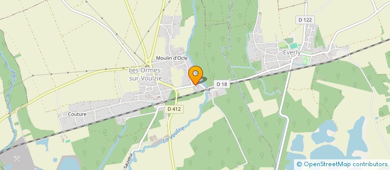 localisation de l'entreprise MADAME MARIE-JEANNE LIBERATO  LES ORMES-SUR-VOULZIE