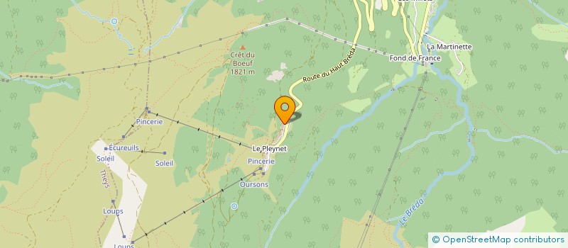 localisation de l'entreprise MADAME MARIE-JEANNE LOUBEAU  LE HAUT-BREDA