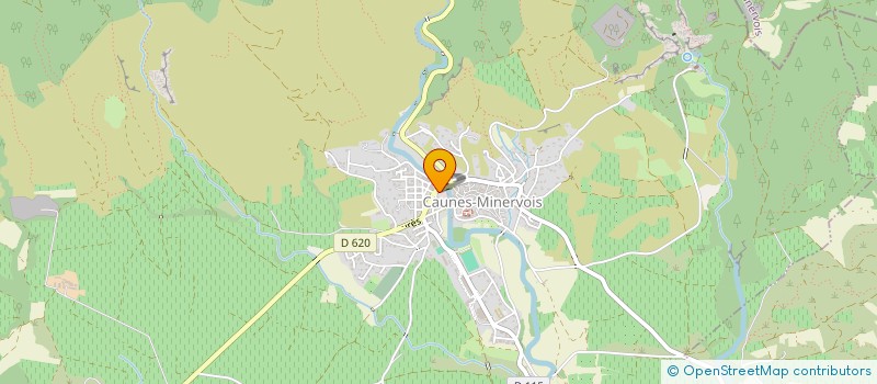 localisation de l'entreprise MADAME MARIE-JEANNE MADRIERES  CAUNES-MINERVOIS