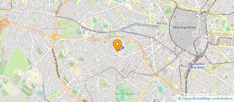 localisation de l'entreprise MADAME MARIE-JEANNE MARCOU à MONTPELLIER