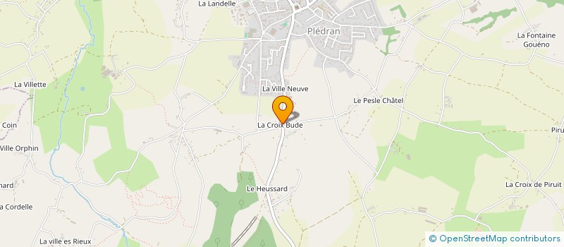 localisation de l'entreprise MADAME MARIE-JEANNE MICHOUX  PLEDRAN