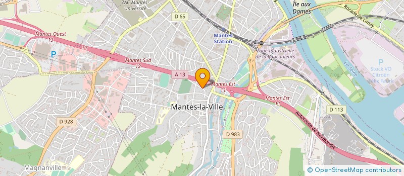 localisation de l'entreprise MADAME MARIE JEANNE MIKA  MANTES-LA-VILLE