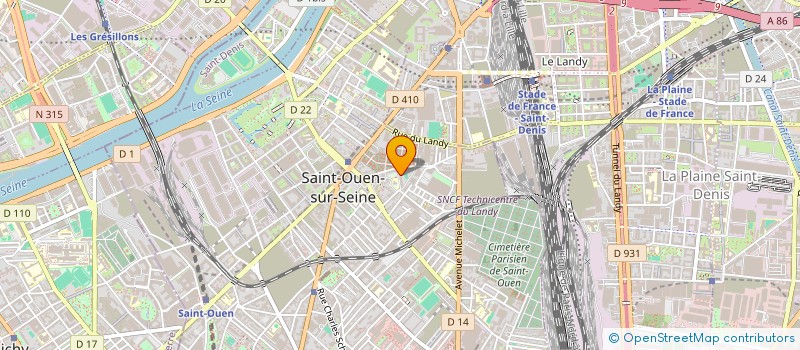 localisation de l'entreprise MADAME MARIE JEANNE NDJIE MVOGO à SAINT-OUEN-SUR-SEINE
