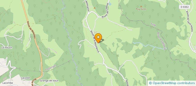 localisation de l'entreprise MADAME MARIE-JEANNE NEUVIC  TUDEILS