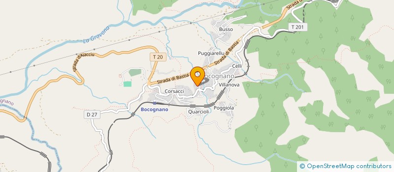 localisation de l'entreprise MADAME MARIE-JEANNE PADOVANI à BOCOGNANO