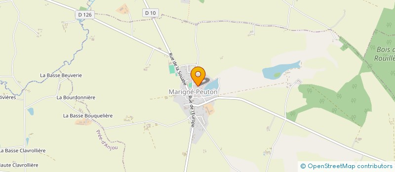 localisation de l'entreprise MADAME MARIE-JEANNE PASTEAU  MARIGNE-PEUTON