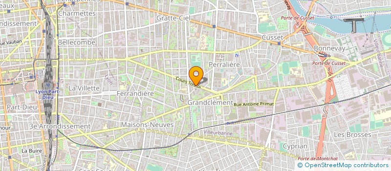 localisation de l'entreprise MADAME MARIE-JEANNE PIE à VILLEURBANNE
