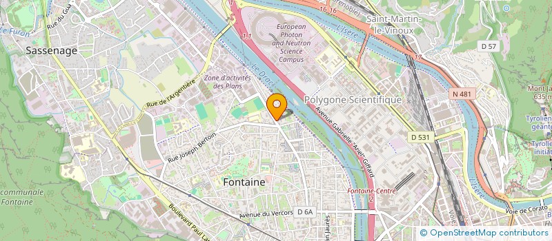 localisation de l'entreprise MADAME MARIE JEANNE POLI à FONTAINE