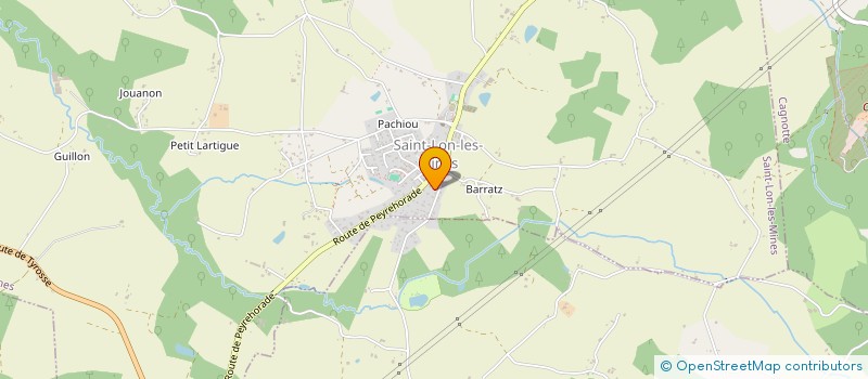 localisation de l'entreprise MADAME MARIE-JEANNE PONS  PEYREHORADE