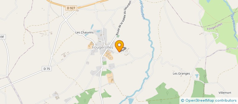 localisation de l'entreprise MADAME MARIE-JEANNE RAVEAU à FOUGEROLLES