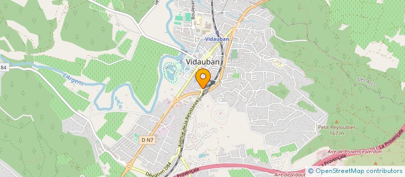 localisation de l'entreprise MADAME MARIE-JEANNE ROSANO à VIDAUBAN