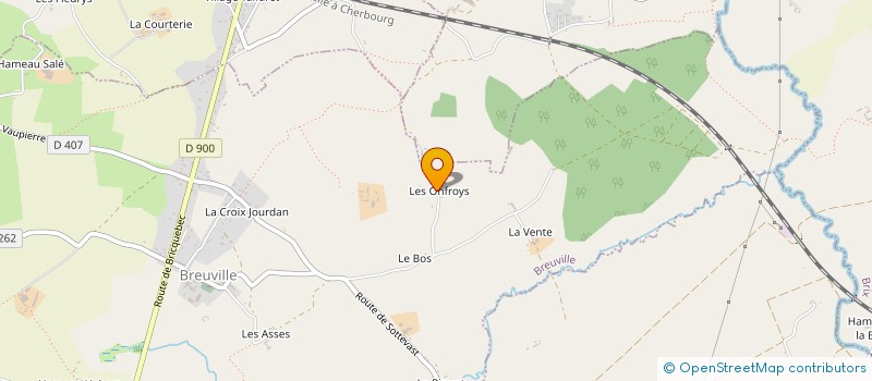 localisation de l'entreprise MADAME MARIE-JEANNE SIOUVILLE à BREUVILLE