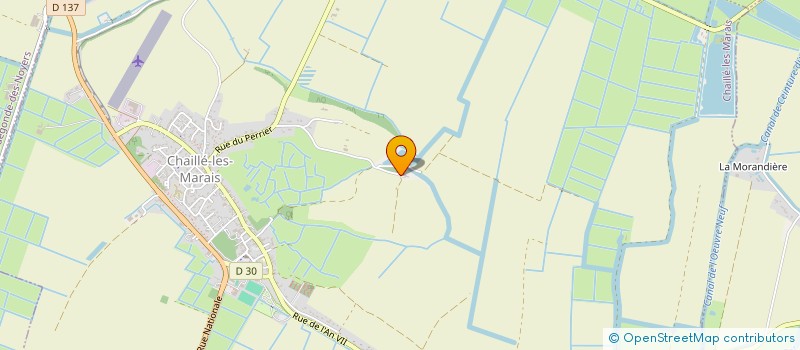 localisation de l'entreprise MADAME MARIE-JEANNE THOUZEAU  CHAILLE-LES-MARAIS