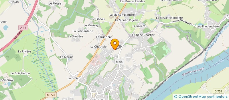 localisation de l'entreprise MADAME MARIE-JEANNE TISSERAT  MAUVES-SUR-LOIRE