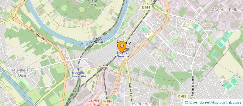 localisation de l'entreprise MADAME MARIE-JEANNE TOQUET  ERAGNY