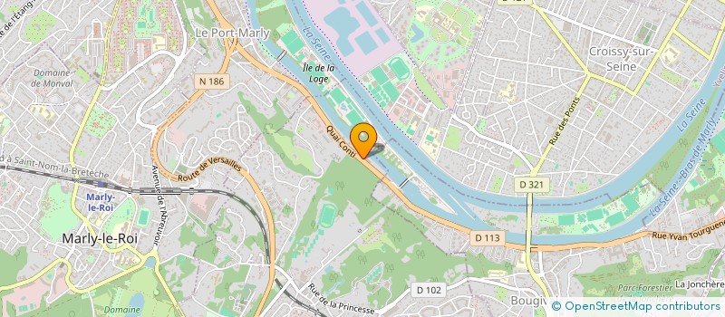 localisation de l'entreprise MADAME MARIE JEANNETON-SEGUIN  LOUVECIENNES