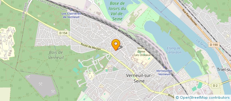 localisation de l'entreprise MADAME MARIE JEGADO  VERNEUIL-SUR-SEINE