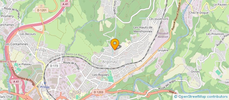 localisation de l'entreprise MADAME MARIE JEGO  ARGONAY