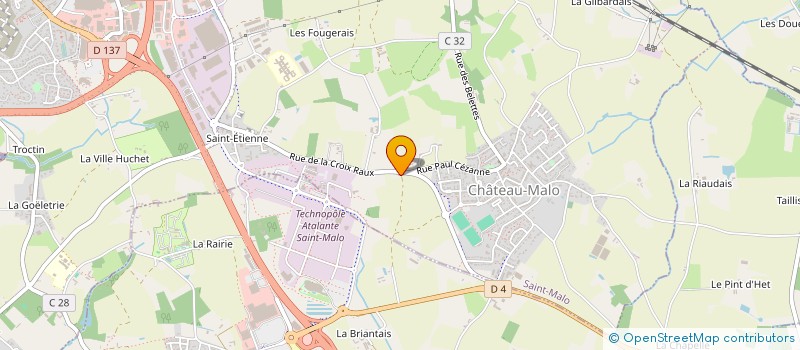 localisation de l'entreprise MADAME MARIE JENOUVRIER  SAINT-MALO